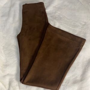 Flare brown pants
